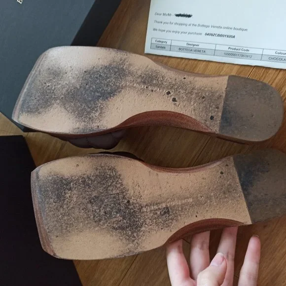 Bottega Veneta padded slides size 37 - Picture 3 of 5